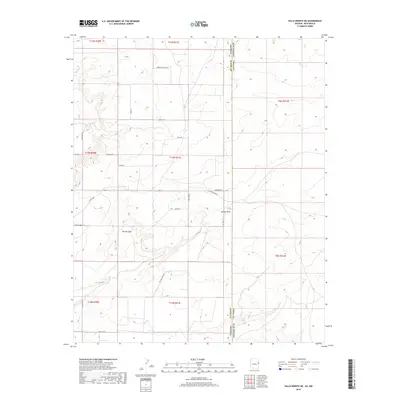 2018 Map of Valle Bonito NE, 2018 Print