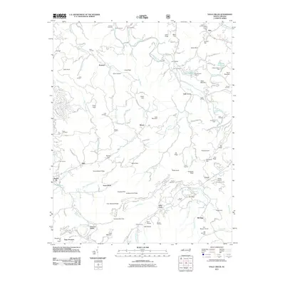 2011 Map of Valle Crucis, 2011 Print
