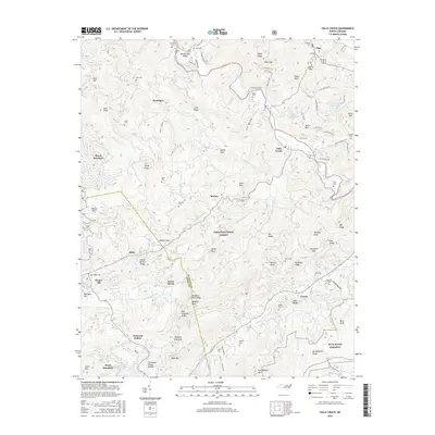 2016 Map of Valle Crucis, 2016 Print