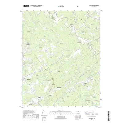 2019 Map of Valle Crucis, 2019 Print