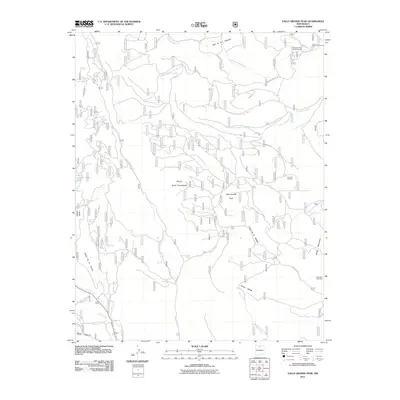 2011 Map of Valle Grande Peak, 2011 Print