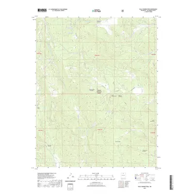 2020 Map of Valle Grande Peak, 2020 Print