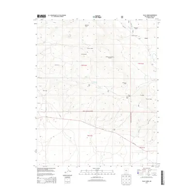 2013 Map of Valle Largo, 2013 Print