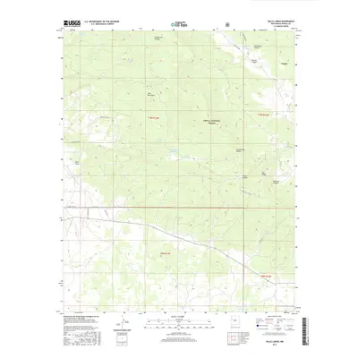 2017 Map of Valle Largo, 2017 Print