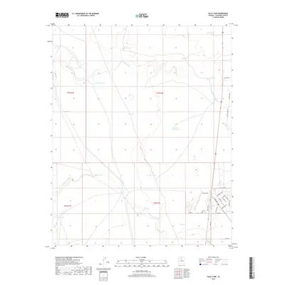 2018 Map of Valle Tank, 2018 Print