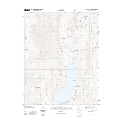 2013 Map of Vallecito Reservoir, 2013 Print