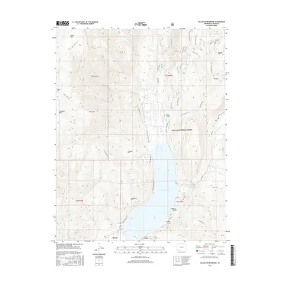 2016 Map of Vallecito Reservoir, 2016 Print