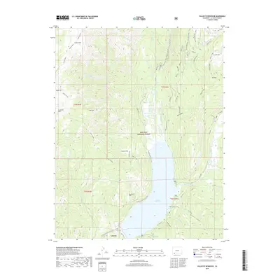 2019 Map of Vallecito Reservoir, 2019 Print
