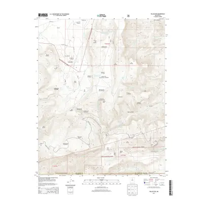 2013 Map of Vallecitos, 2013 Print