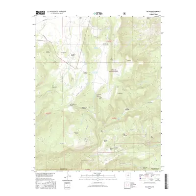 2017 Map of Vallecitos, 2017 Print