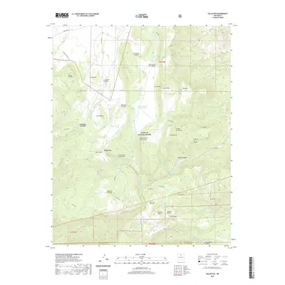 2020 Map of Vallecitos, 2020 Print
