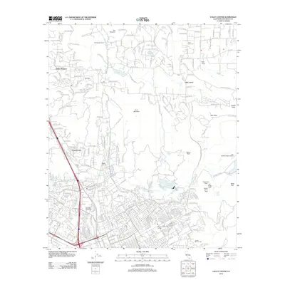 2012 Map of Valley Center, 2012 Print