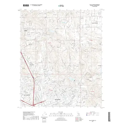 2018 Map of Valley Center, 2018 Print