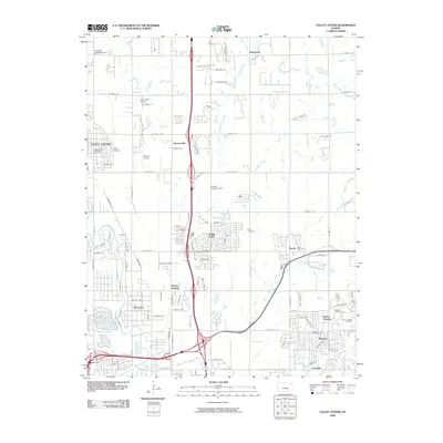 2009 Map of Valley Center, 2009 Print