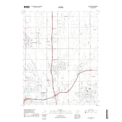 2018 Map of Valley Center, 2018 Print