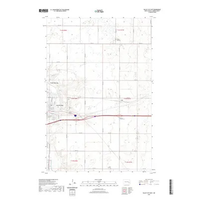 2020 Map of Valley City East, 2020 Print