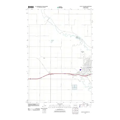2011 Map of Valley City West, 2011 Print