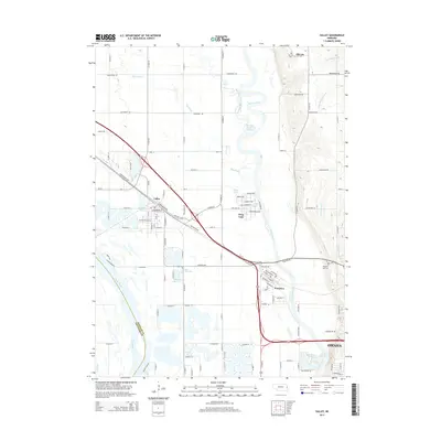 2014 Map of Valley, 2014 Print