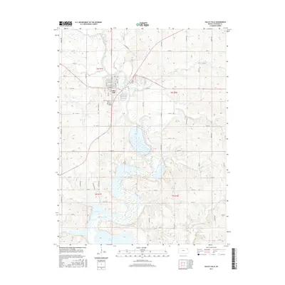 2016 Map of Valley Falls, 2016 Print