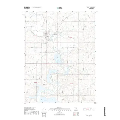 2018 Map of Valley Falls, 2018 Print