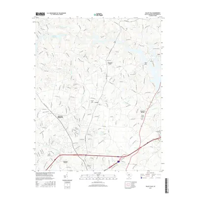 2017 Map of Valley Falls, 2017 Print