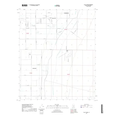 2018 Map of Valley Farms, 2018 Print