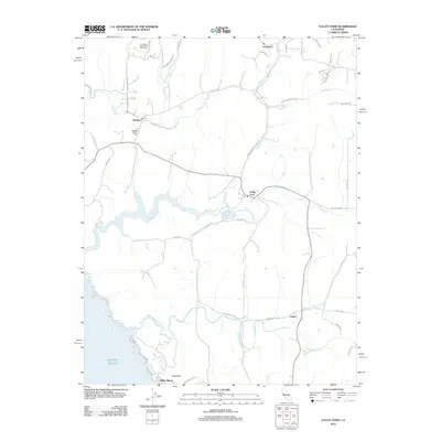 2012 Map of Valley Ford, 2012 Print