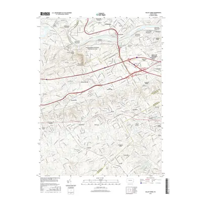 2016 Map of Valley Forge, 2016 Print