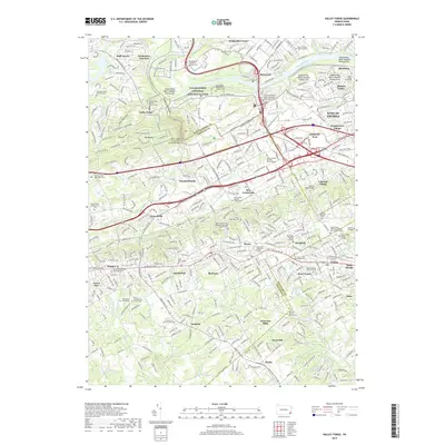 2019 Map of Valley Forge, 2019 Print