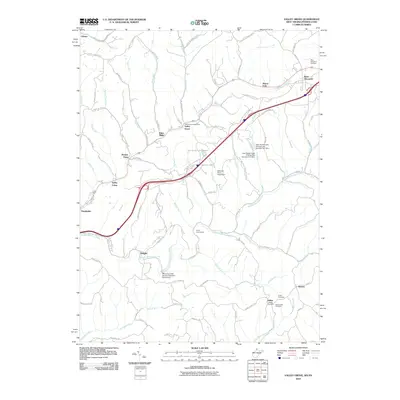 2010 Map of Valley Grove, 2010 Print