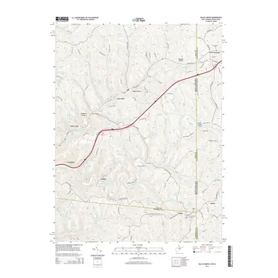 2014 Map of Valley Grove, 2014 Print