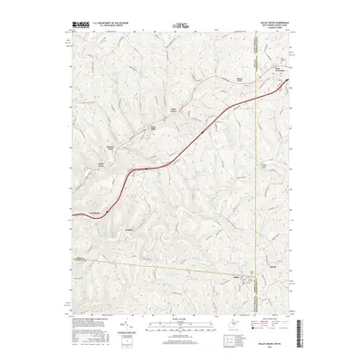 2016 Map of Valley Grove, 2016 Print