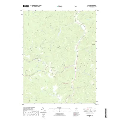 2019 Map of Valley Head, 2019 Print