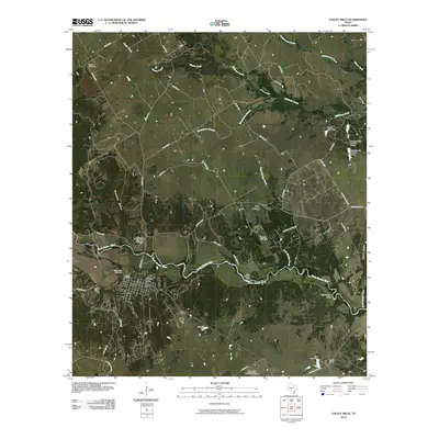 2010 Map of Valley Mills, 2010 Print