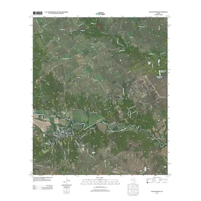 2012 Map of Valley Mills, 2012 Print