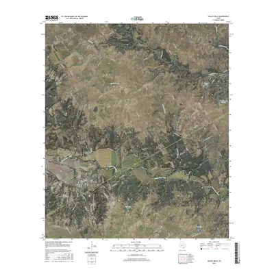 2016 Map of Valley Mills, 2016 Print