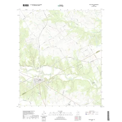 2019 Map of Valley Mills, 2019 Print