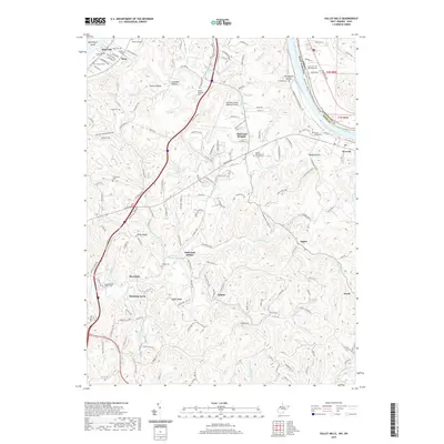 2019 Map of Valley Mills, 2019 Print