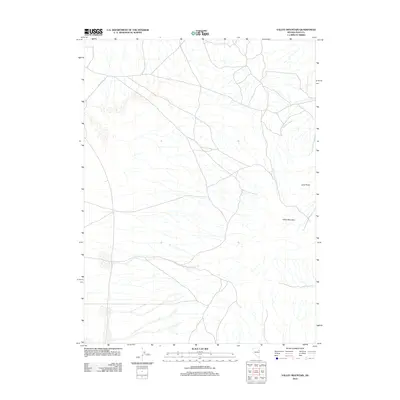 2012 Map of Valley Mountain, 2012 Print