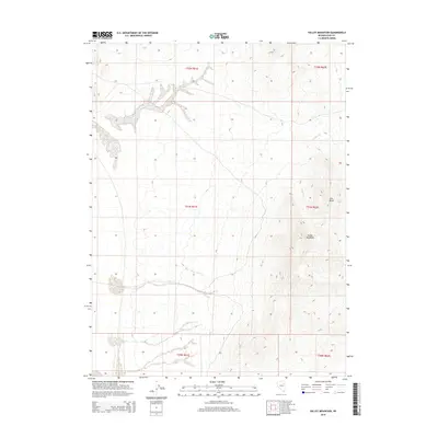 2014 Map of Valley Mountain, 2014 Print