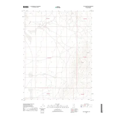 2018 Map of Valley Mountain, 2018 Print