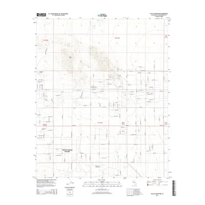 2015 Map of Valley Mountain, 2015 Print