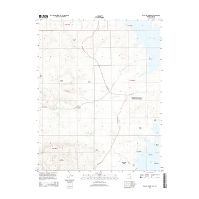 2014 Map of Valley of Fire East, 2014 Print