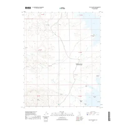 2018 Map of Valley of Fire East, 2018 Print