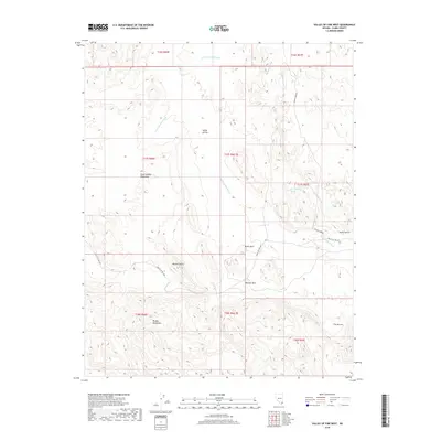 2018 Map of Valley of Fire West, 2018 Print