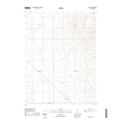 2018 Map of Valley Pass, 2018 Print