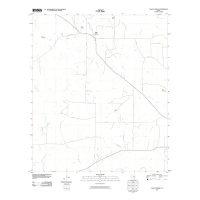 2010 Map of Valley Spring, 2010 Print