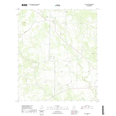 2019 Map of Valley Spring, 2019 Print
