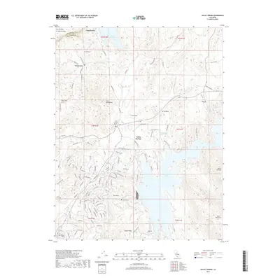 2018 Map of Valley Springs, 2018 Print