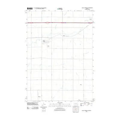 2010 Map of Valley Springs, 2010 Print
